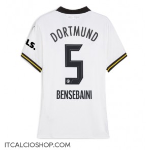 Borussia Dortmund Ramy Bensebaini #5 Terza Maglia Femmina 2024-25 Manica Corta